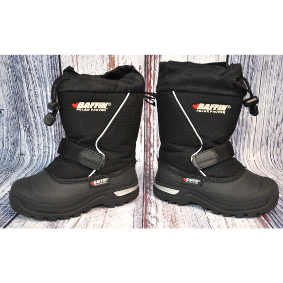 Baffin Kids Black Winter Boots - Picture 5 of 7